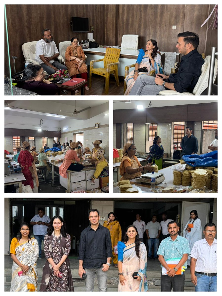 આજરોજ વાલોડ ખાતે લિજ્જત પાપડ ફેક્ટરી તેમજ આંગણવાડી કેન્દ્રની મુલાકાત લેવામાં આવી. મુલાકાત દરમિયાન SHG ના બહેનો સાથે મુલાકાત તથા તેમની વિવિધ પ્રવૃત્તિઓનું નિરીક્ષણ કરી વિકાસકાર્યો અંગે માર્ગદર્શન આપવામાં આવ્યું. 
<a href="/CMOGuj/">CMO Gujarat</a>
<a href="/infotapigog24/">Info Tapi GoG</a>