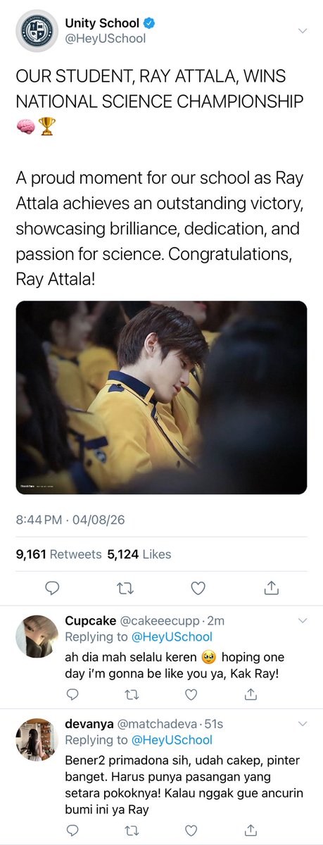 peachkanya's tweet photo. Behind Primadona.

Ray Attala itu anak emas di sekolah, beauty with brain. Tapi kenapa bisa? Anak emas itu kebobolan. 

A jaeyong few tweet au. https://t.co/6gY8o9KwJX