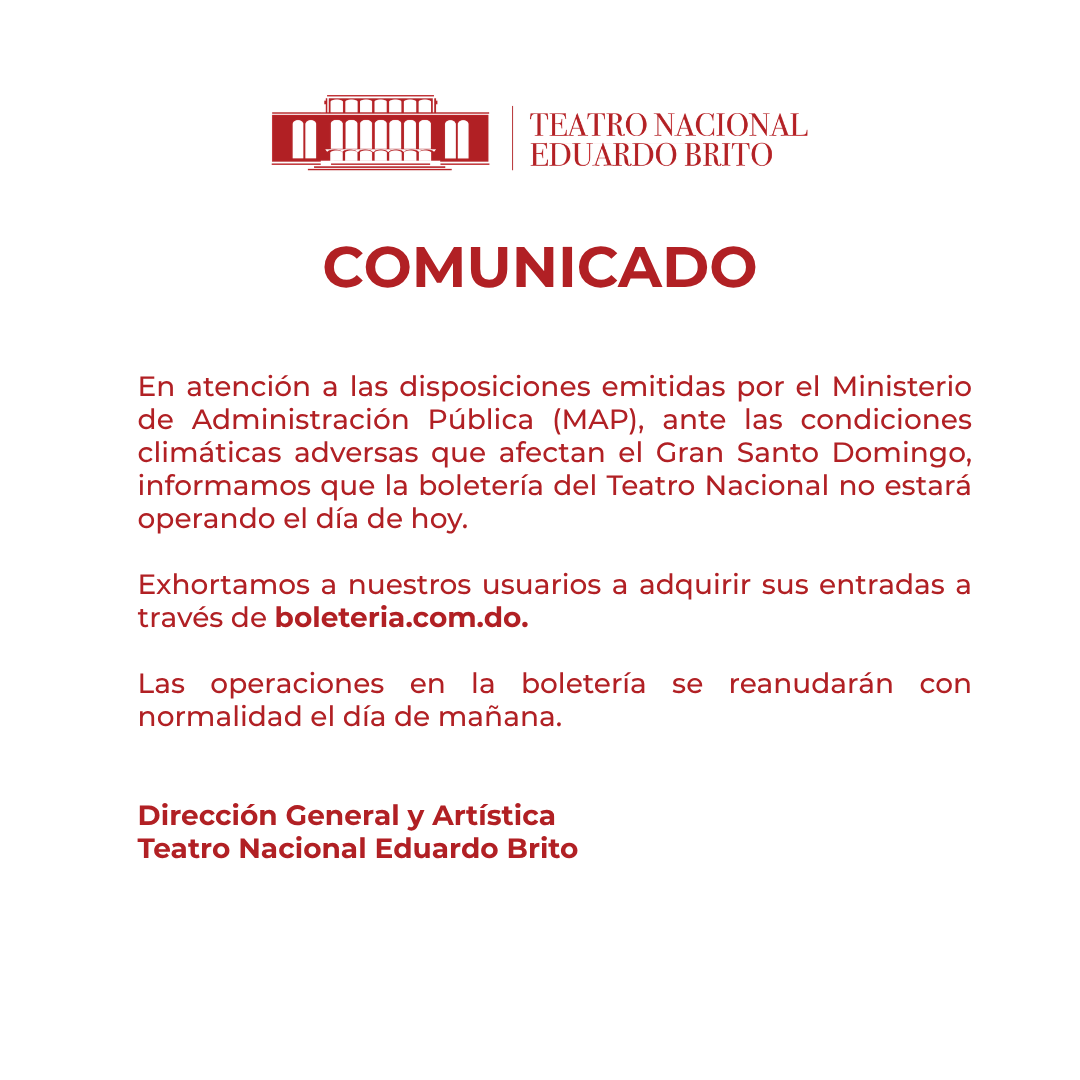 Teatro Nacional Eduardo Brito tweet media