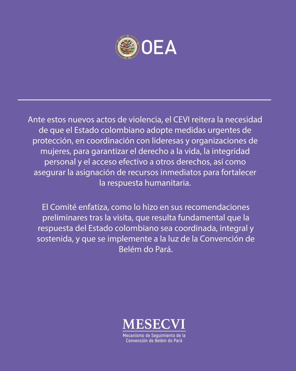 MESECVI-OEA CEVI tweet media