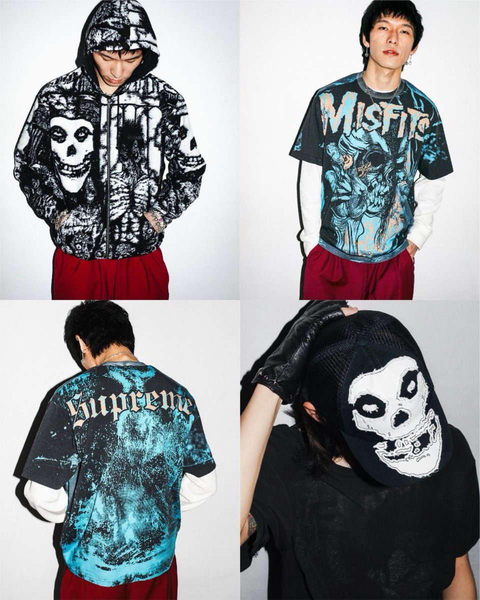 Supreme x The Misfits 26SS Week7 Official Look 【シュプリーム ミス