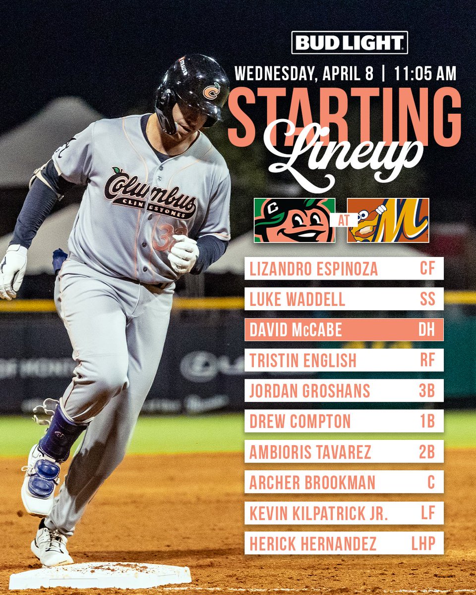 Good morning! ☀️

⏰ 11:05 AM
🏟️ DABOS Park
📺 Bally Sports Live
📻 SportsVisions 92.1