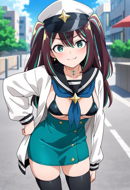 K_365_Kishima's tweet image. 🦹🏻‍♀️Un feliz cumpleaños a la miembro de la organización Enormita, sobre cuando se involucra en exhibicionismo, un hecho descubierto cuando Utena la hizo actuar desnuda. La Exhibicionista, Matama Akoya, también conocida como “Loco Musica”🤎🎶🥳🎂
#魔法少女にあこがれて #阿古屋真珠