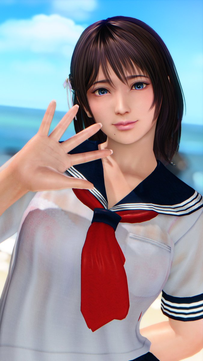 _lvdoskr's tweet photo. 今週は二十歳＋セーラー服というボーナスステージでした👙✨
#DOAXVV #のぞみ https://t.co/tP5LrNORbC