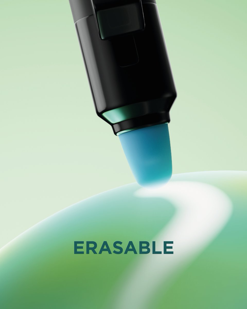 PilotPenUK's tweet image. Your new everyday classic: eco-designed, ergonomic, erasable ✍️

Write better. Think smarter. Be bolder with FriXion Ball+ 🏆

#FriXionBallPlus #EcoDesigned #ErgonomicDesign #Erasable #WriteYourWorld #Refillable