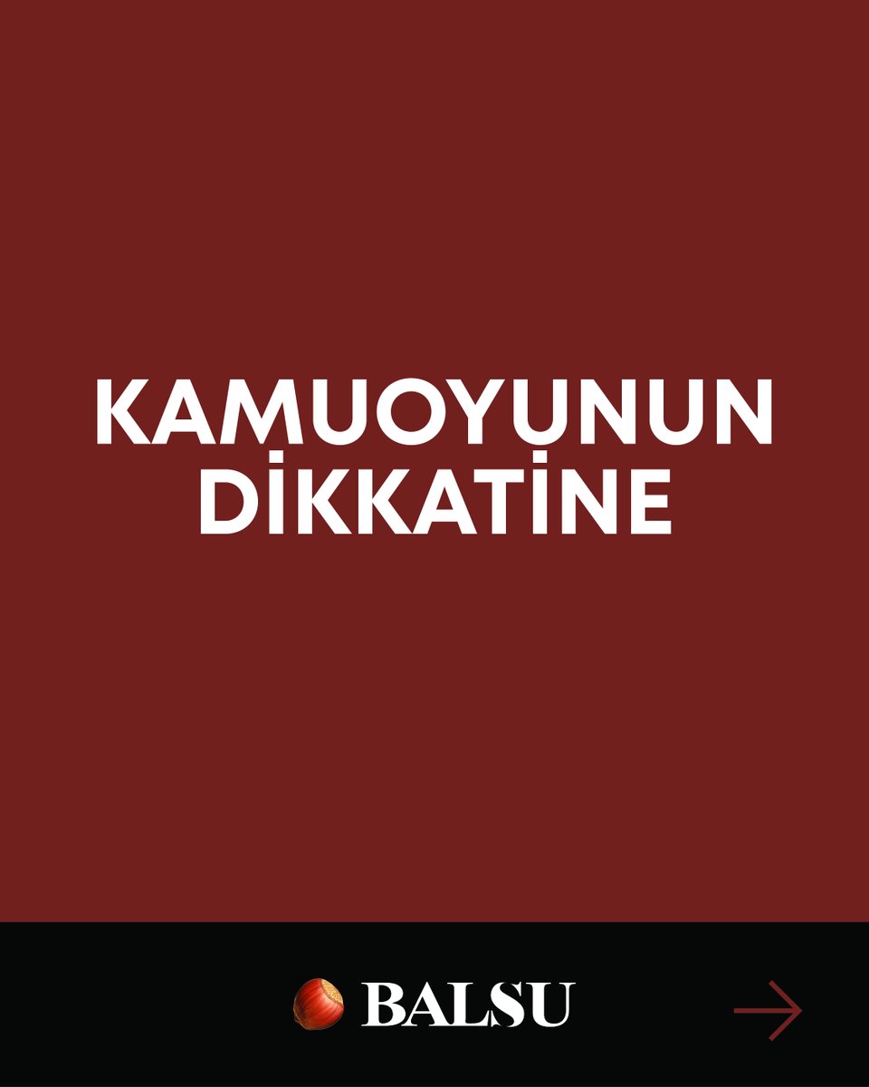 BalsuGida's tweet photo. KAMUOYUNUN DİKKATİNE https://t.co/kA6P5oFzO5
