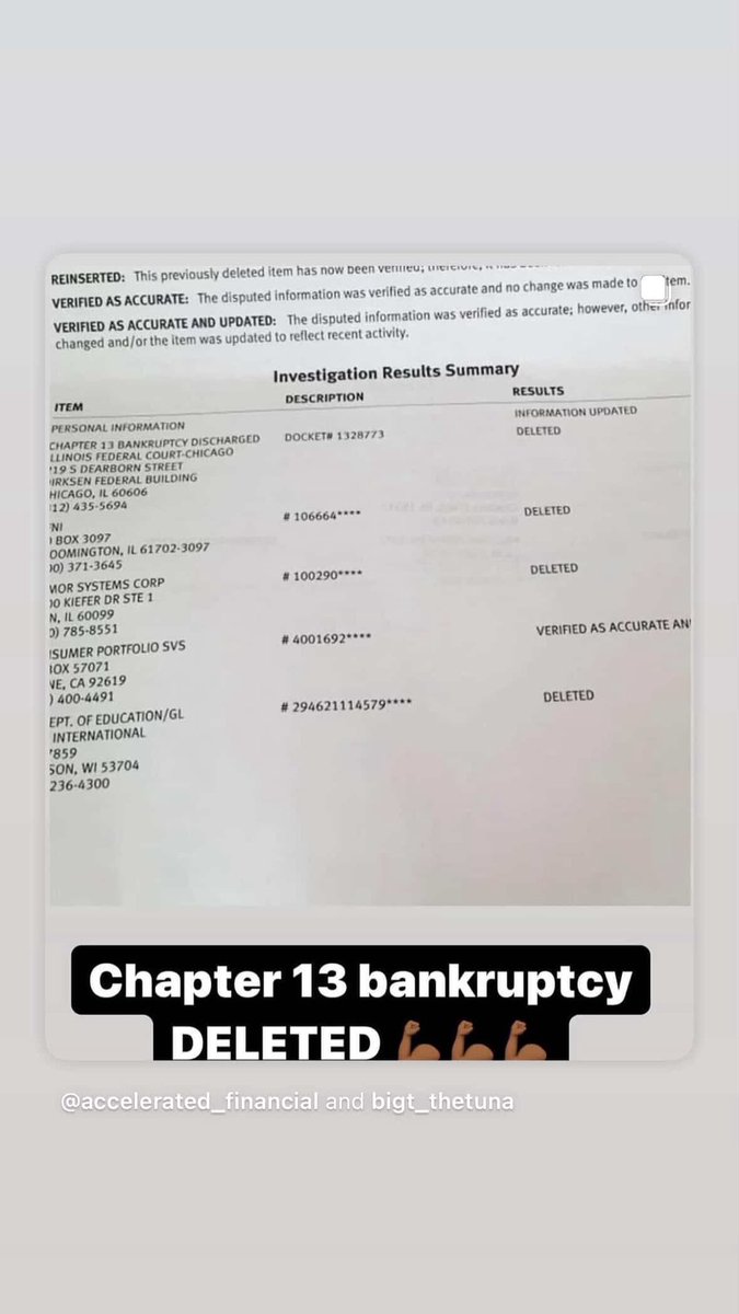 bigt_tuna's tweet image. Over ten years of credit repair credibility start today!!!!  #creditrepair #debt #debtfreecommunity