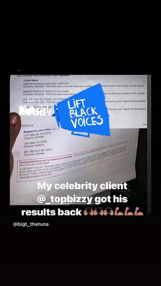 bigt_tuna's tweet image. Over ten years of credit repair credibility start today!!!!  #creditrepair #debt #debtfreecommunity