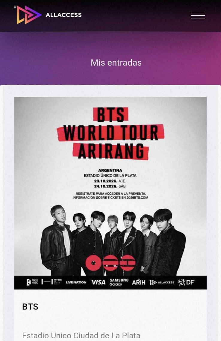 ana VA A VER A BTS tweet media