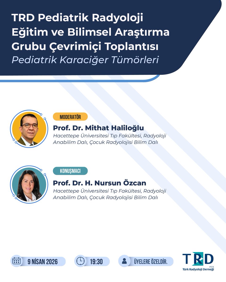 Türk Radyoloji Derneği tweet media