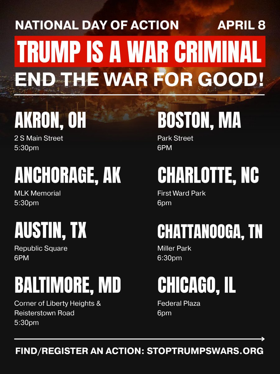 ANSWER Coalition tweet media