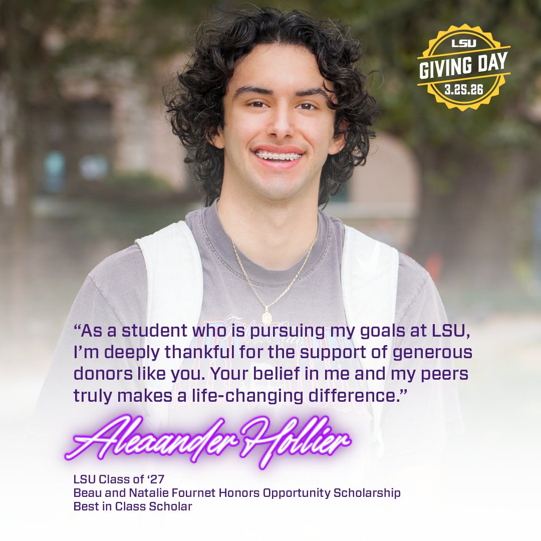 LSU Foundation tweet media