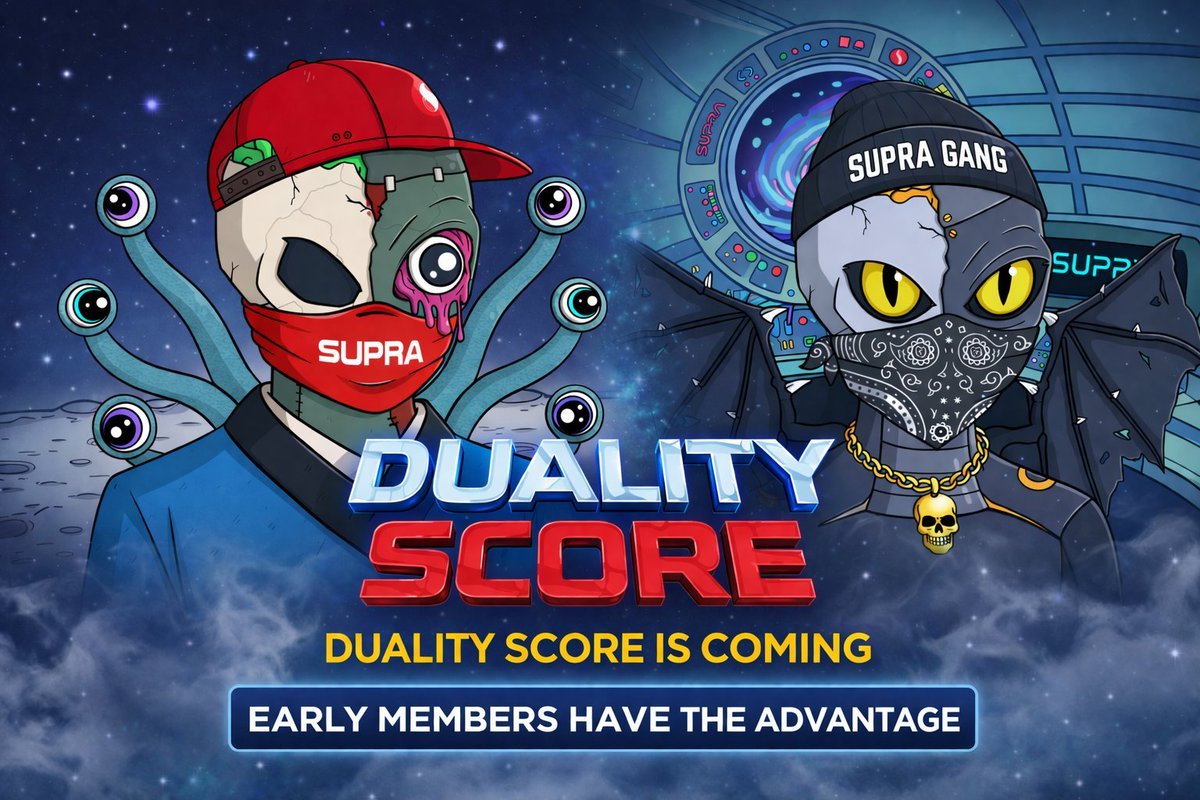 Duality ecosystem is evolving.👽

We’re introducing the Duality Advantage System.

Here’s what’s coming ↓

🟣 Discord is now OPEN

🧠 Duality Score (DS):

- earn points for activity
- complete quests
- gain advantages in future drops and ecosystem rewards

💎 Duality Genesis