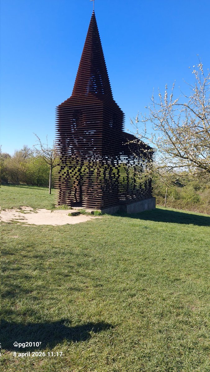 pieterman2010's tweet photo. Walking in Borgloon, Belgium, the see-through church 
#borgloon #church #doorkijkkerkje https://t.co/c9JCfuLfa1