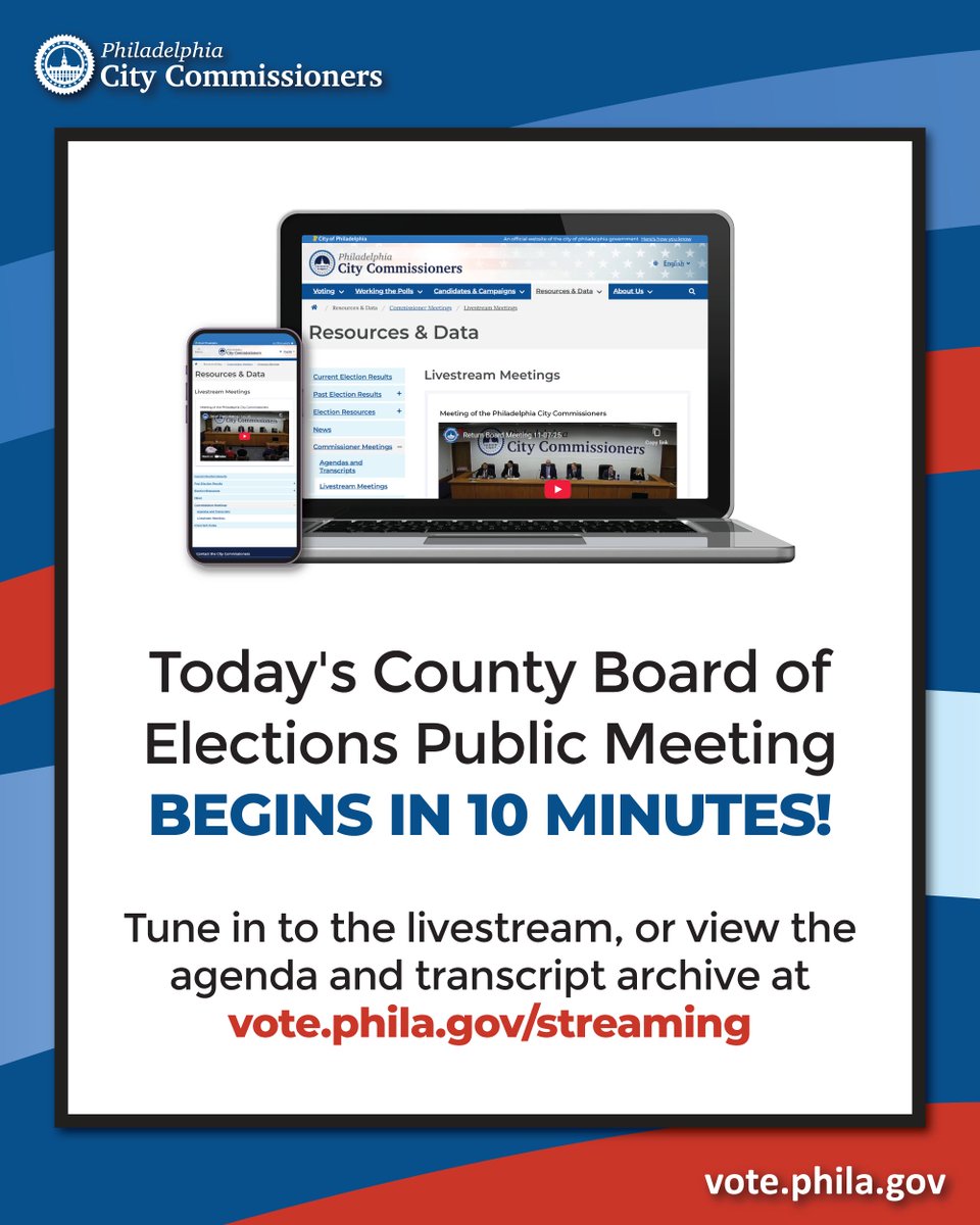 Philadelphia City Commissioners tweet media