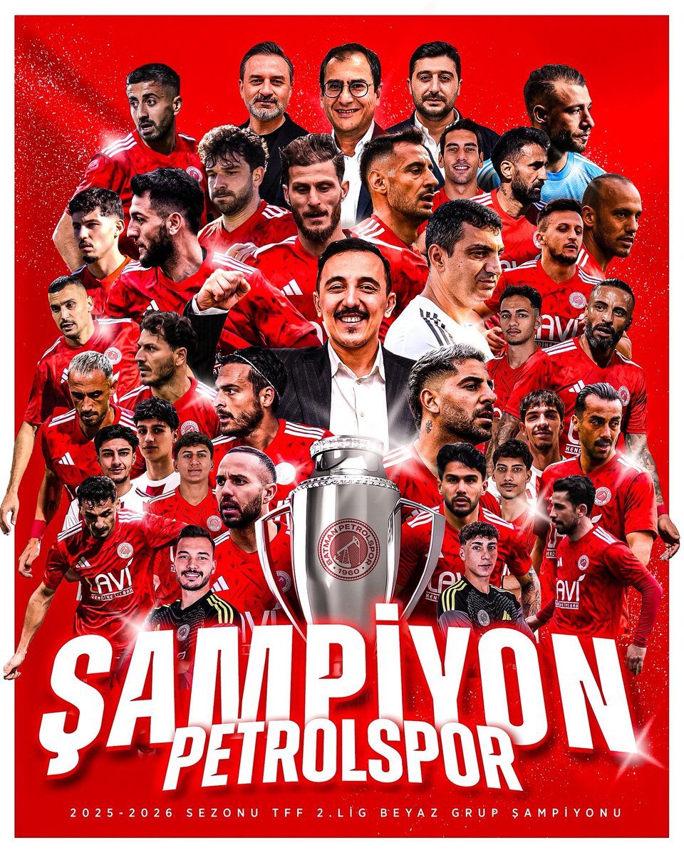 MustafaYld's tweet photo. TEBRİKLER 👏🏻👏🏻👏🏻
ŞAMPİYON  PETROLSPOR👏🏻👏🏻👏🏻 https://t.co/CzYxJsYhEZ