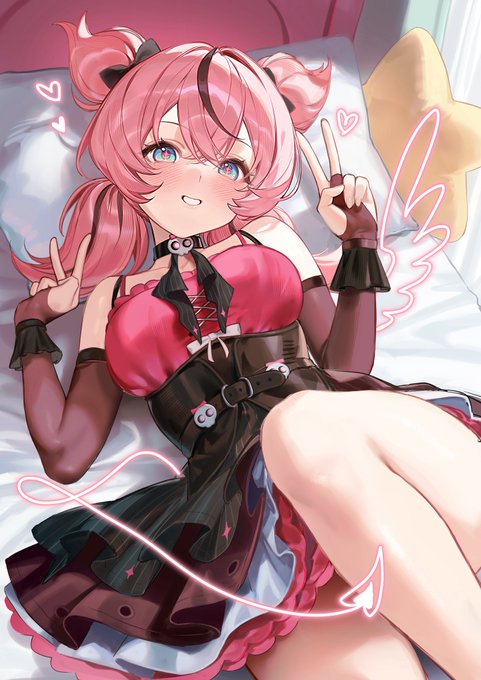 Aria🩷 妄想エンジェル
アリアちゃん

どう?似合ってるでしょ?✌️ 