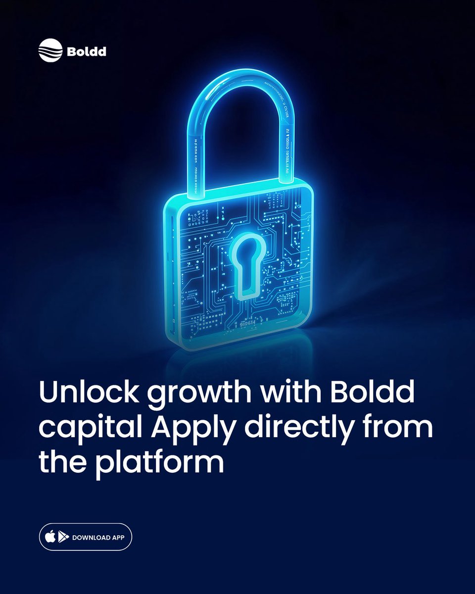 bolddhq's tweet image. Struggling with finances for your business?
Boldd is offering soft SMBs loans to eligible business 🤍💙

#BusinessTips #businesses #finances #loans