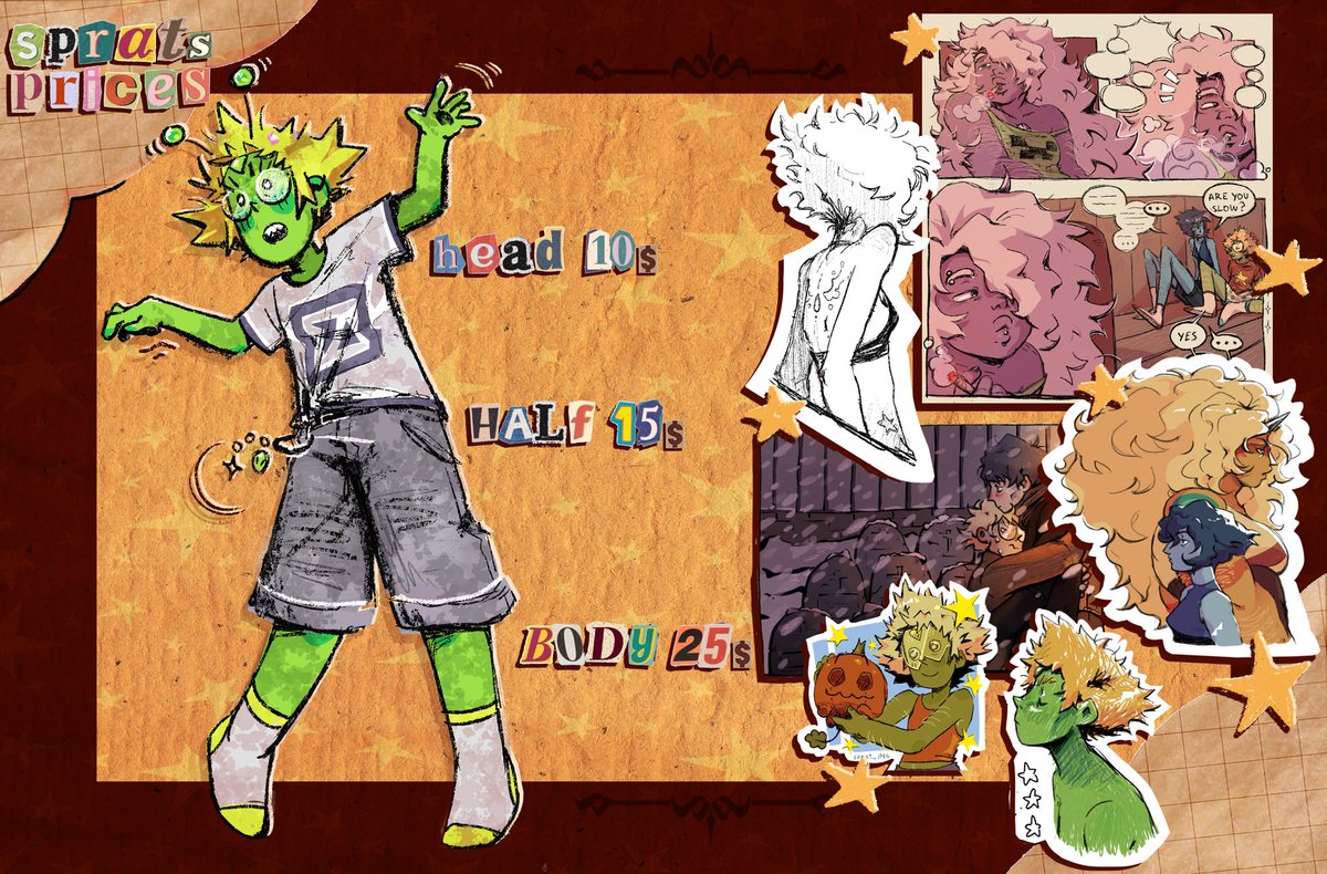 sprat_jpeg's tweet image. ☆ SPRAT’s PRICES ☆

additional character + 100% 

payment 50% after final sketch 50% after final drawing 

PayPal only