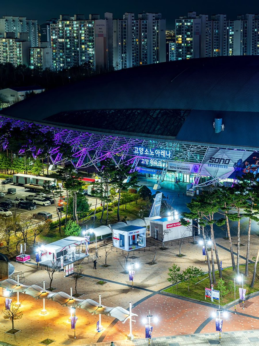 Goyang stadium looks soooo pretty ♥️♥️♥️💜💜💜💜💜💜💜💜💜🔥🔥🔥🔥🔥🔥🔥🔥🔥🔥🥹🥹🥹🫶