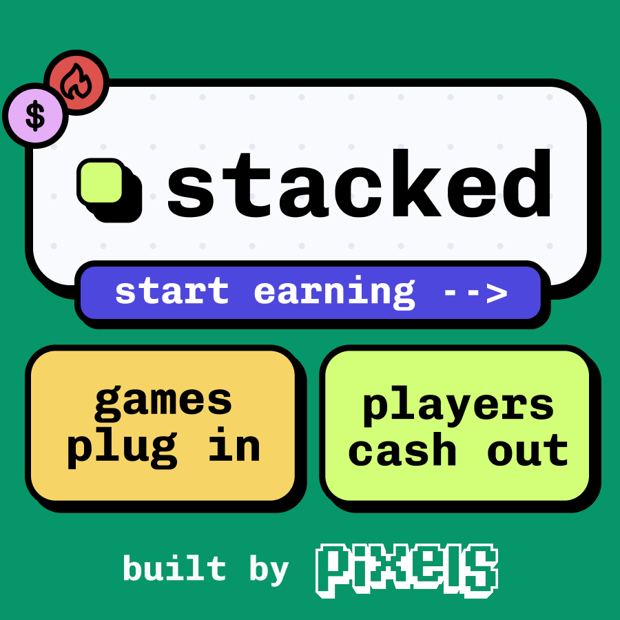 ExeleMemeLord's tweet image. If you’re confused about how to start with Stacked, this will help.

Step-by-step:

👉Setup
👉Link your game
👉Find tasks
👉Start earning

Simple guide in the first comment👇

@pixels_online @stacked_app