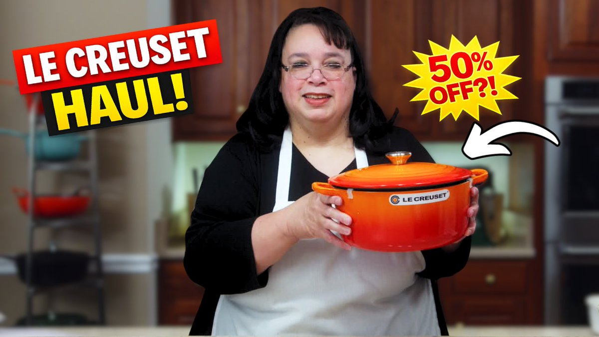 AmyLearnstoCook's tweet photo. Le Creuset Factory to Table Sale Haul + Prices — Up to 50% Off?! Join me at Amy Learns to Cook on YouTube! #lecreuset #factorytotable #lecreusetmysterybox #dutchoven #castiron #cookware #amylearnstocook https://t.co/UOwvoFfJqA via @YouTube https://t.co/hw4E86HIIX