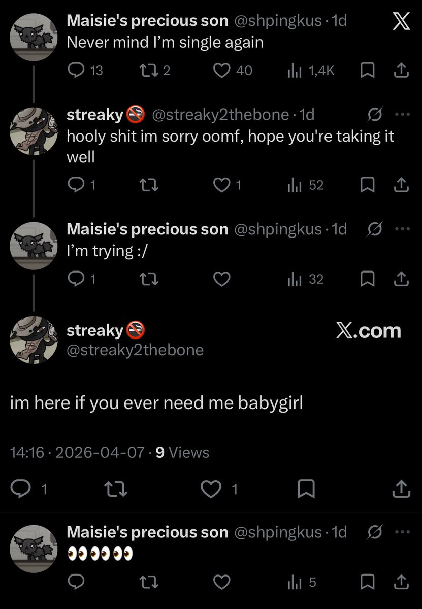 paddletail27's tweet image. // this is no hate to the 14 year old in the situation but streaky in the screenshots ( @/streaky2thebone ) is 19 years old and Maisie’s precious son is 14?? Is this a normal way for someone to interact with a 14 year old when they’re an adult???