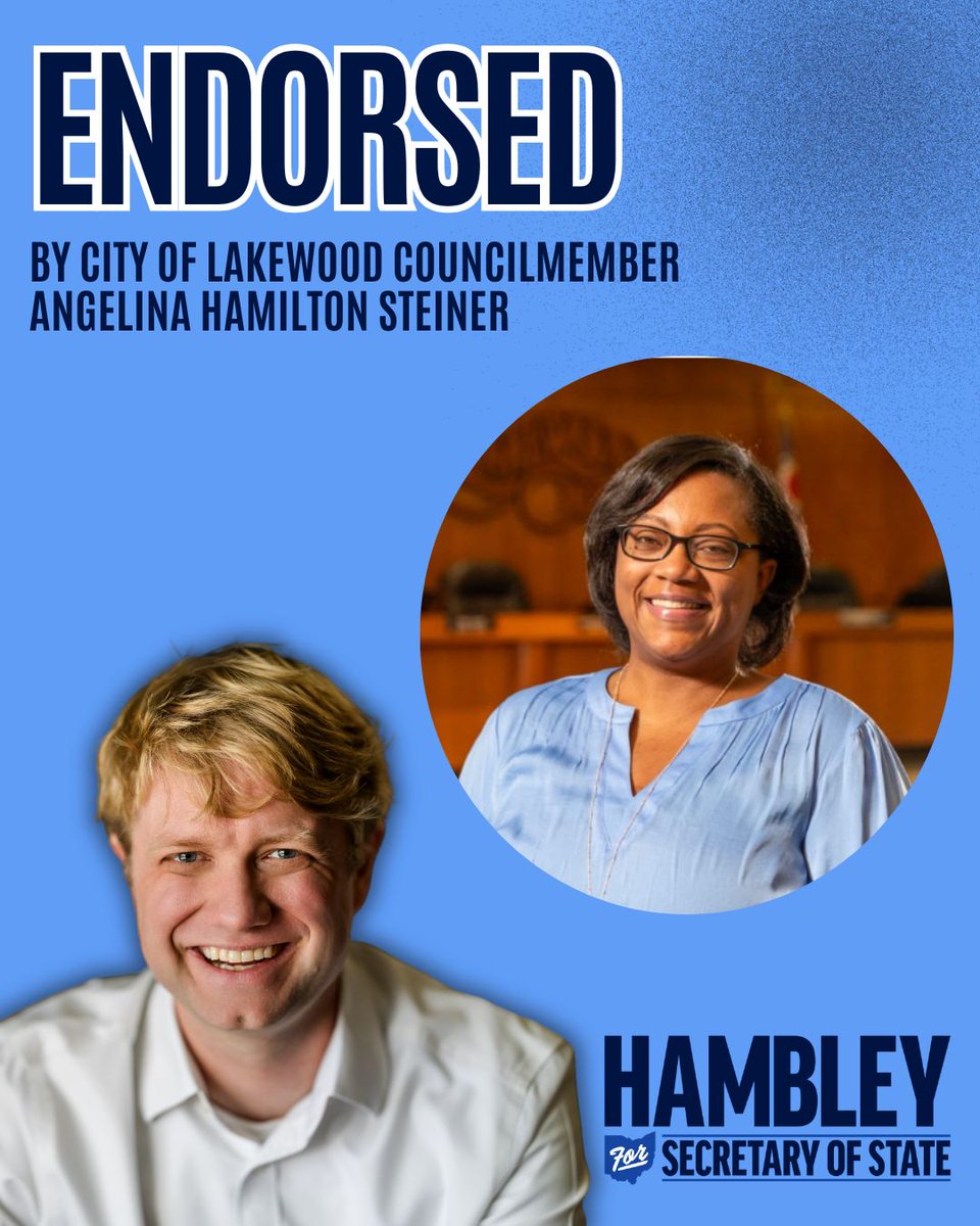 hambleyforohio's tweet image. 🚨New Endorsements Incoming! 🚨 I'm grateful to the elected officials across #Ohio who have put their support behind this campaign &amp;amp; behind our vision of bringing better care to Ohio's democracy. Head to my website for the full list of endorsements! #HambleyForOhio #CareForOhio