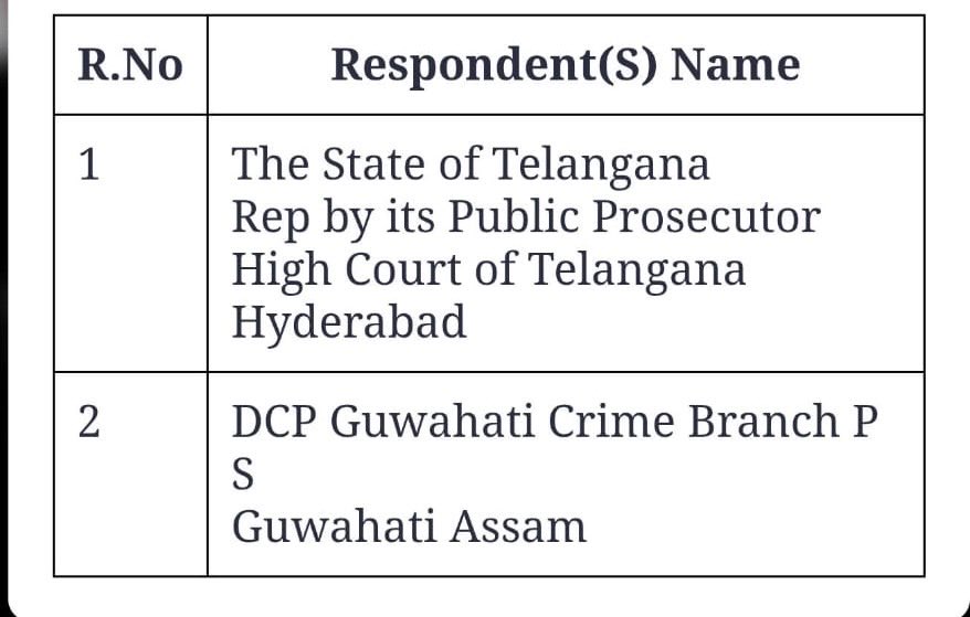 Reports suggest that <a href="/Pawankhera/">Pawan Khera 🇮🇳</a>  has approached the Telangana High Court seeking anticipatory bail in a case registered by the Guwahati Crime Branch, <a href="/assampolice/">Assam Police</a> over controversial remarks against the wife of Assam CM <a href="/himantabiswa/">Himanta Biswa Sarma</a> 

Legally, regular anticipatory bail lies only