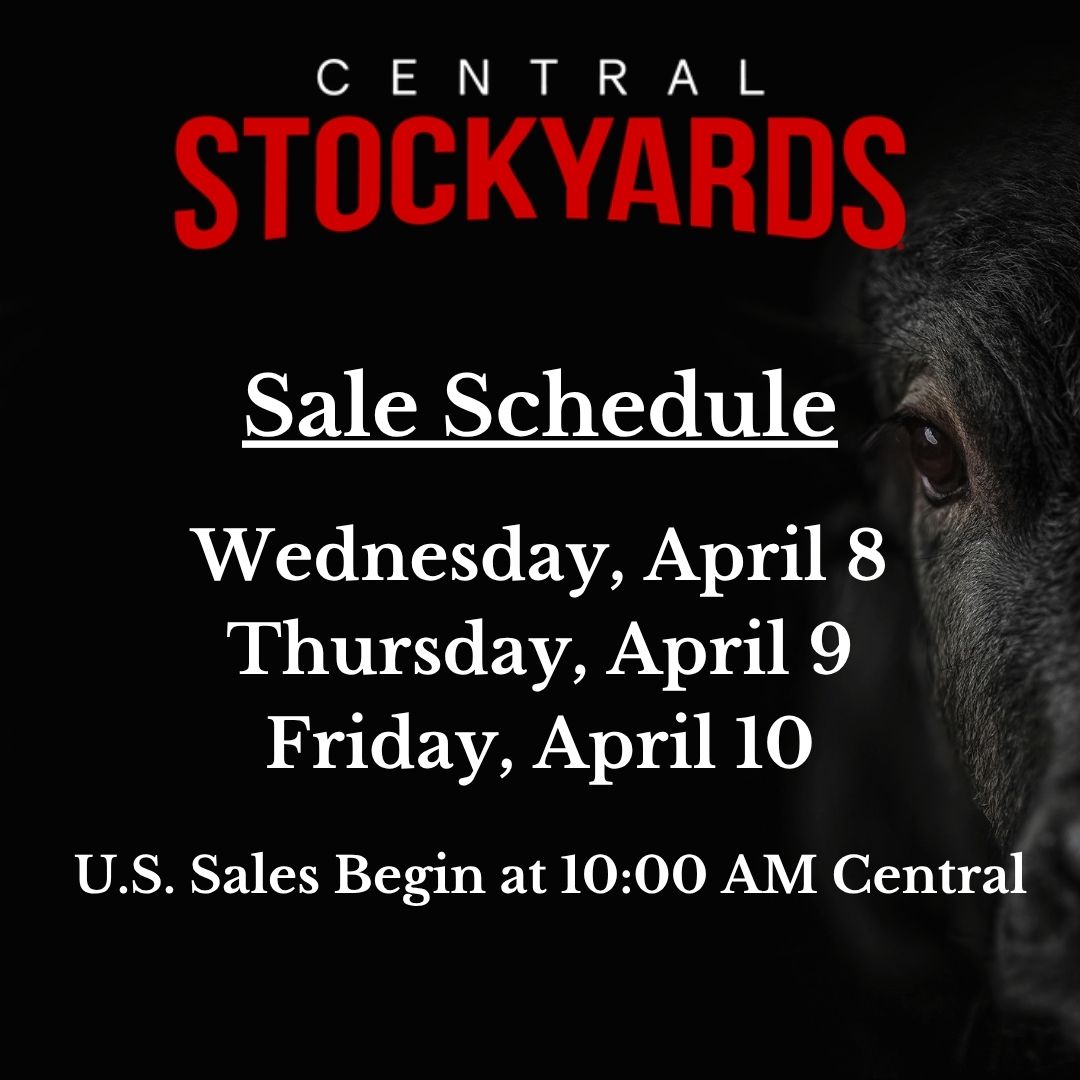Our showlist for the week includes cattle from Iowa, Kansas, and Texas.  Join us today at 10:00 AM CT for the Fed Cattle Exchange and real-time, transparent fed cattle sales!
centralstockyards.com
