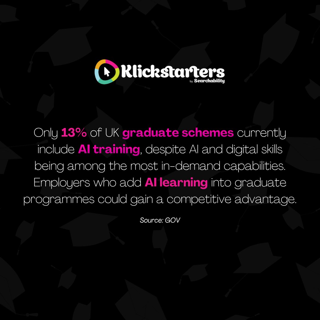 The employers who embed AI learning into their graduate programmes now won’t just build stronger skills internally, they’ll stand out to candidates, close capability gaps faster and create a future-ready workforce ahead of competitors⭐