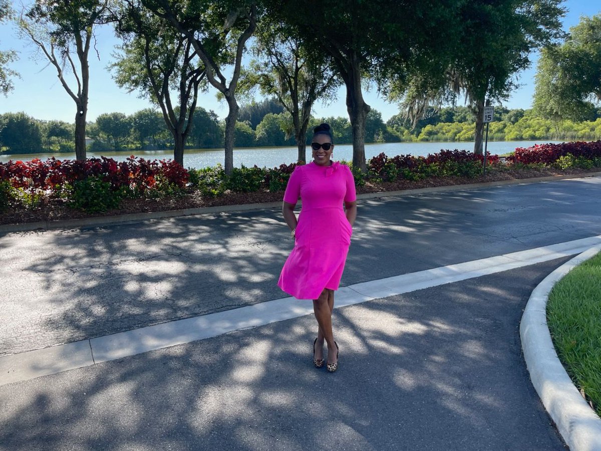 Pretty in pink and owning every step. Happy National Pink Day!!