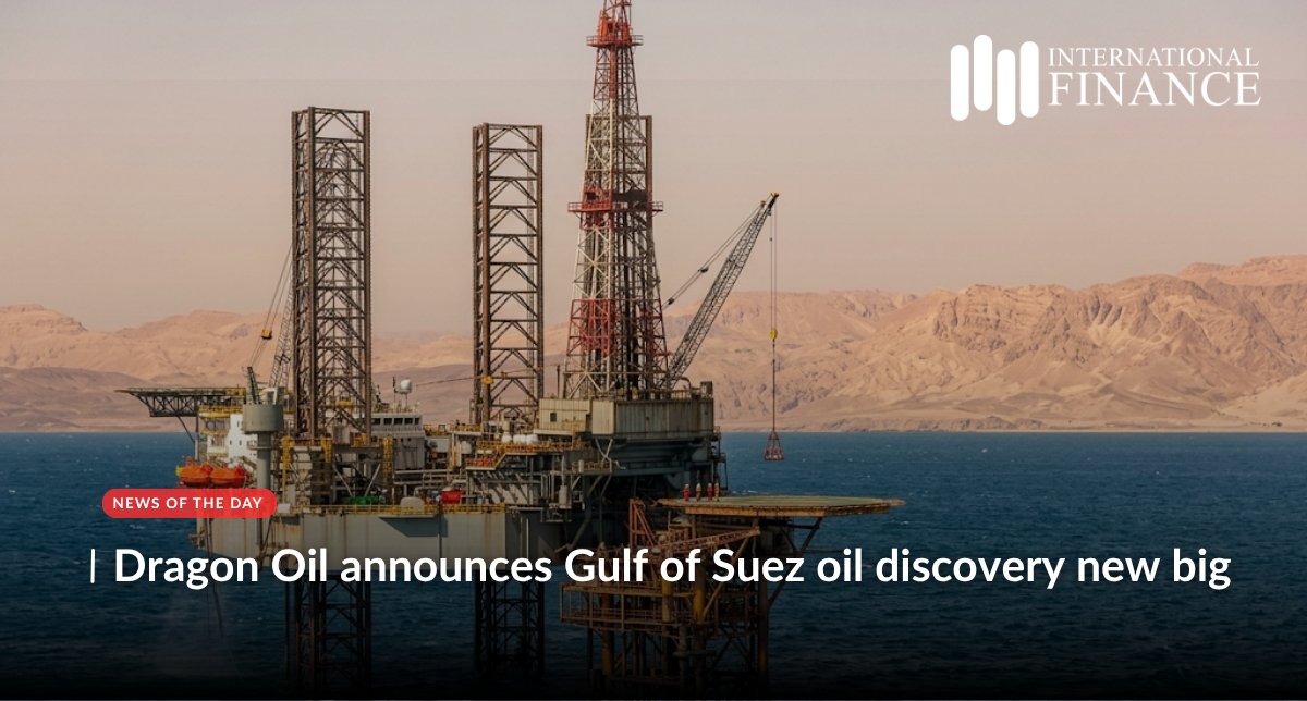 IntlFinanceMag's tweet image. Dubai-based Dragon Oil announces new oil discovery in Gulf of Suez #NewsoftheDay #Internationalfinance

As per the venture, the discovery is estimated to add approximately eight million barrels of original oil in place (STOOIP)  #PetroleumIndustry #EnergySector #OilExploration