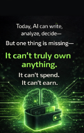 miracleN05's tweet photo. @NaraBuildAI Today, AI can write, analyze, decide.
But one thing is missing
It can’t truly own anything
It can’t spend.
It can’t earn.

It works… but it doesn’t live in the economy. https://t.co/UIPAKoDAob