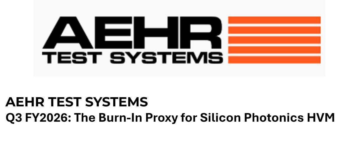 Aehr Test Systems Q3 FY2026: The Burn-In Proxy for Silicon Photonics ...