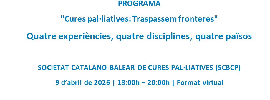 Cures Pal·liatives - SCBCP tweet media
