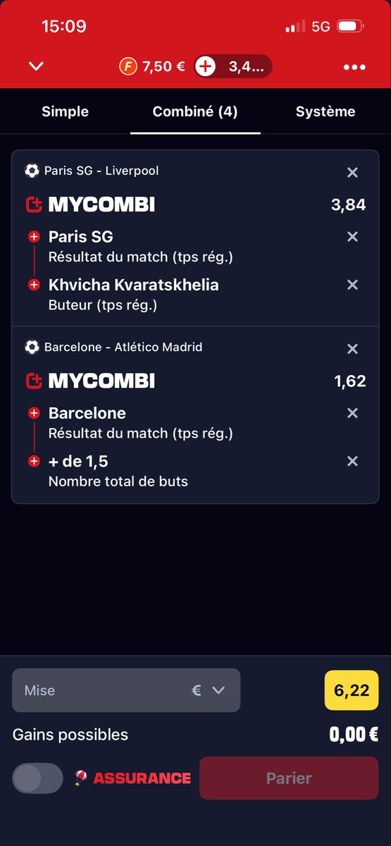 rafK_14's tweet photo. @Betclic Kvara buteur ⚡️⚡️
Pseudo : rafka_hehe https://t.co/3NVMNiM7O1