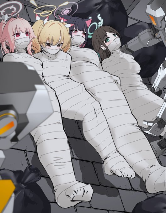 4人まとめて捕縛 