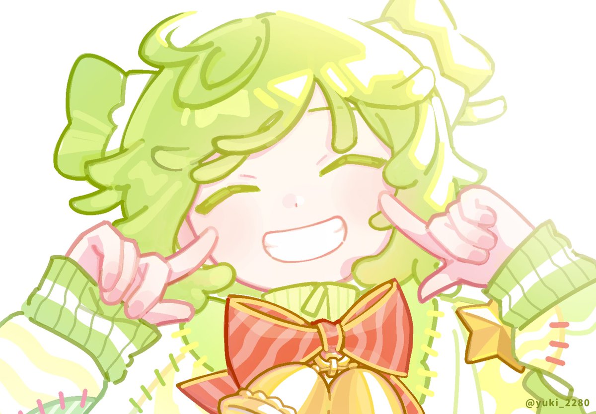 にっこり😆🍀✨
#illustration  #ゆきはなっち