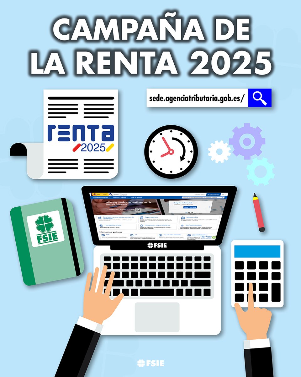 fsie_nacional's tweet image. 📅 ¡FSIE te informa! Arranca la Campaña de Renta 2025.

Repasamos el calendario completo de fechas clave y las casillas más importantes que debes revisar en tu borrador (¡no olvides la cuota sindical!).

No te pierdas los plazos 👇
fsie.es/actualidad-com…

#FSIE #Renta #Renta2025