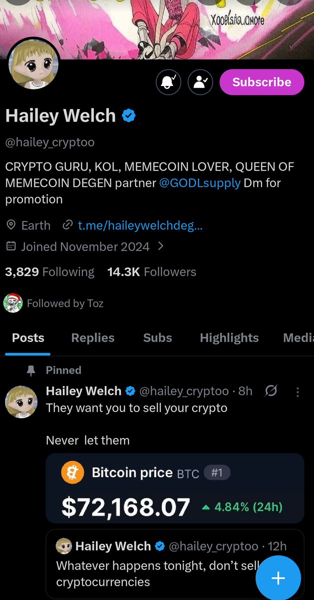 itsmeCheemy's tweet photo. @hailey_cryptoo I'm next SOL winner

HYx28S5CCua3RtEA8k2sE3bEQSh6J3fvYxDD8sit7cCj https://t.co/TDqrPrXXPs