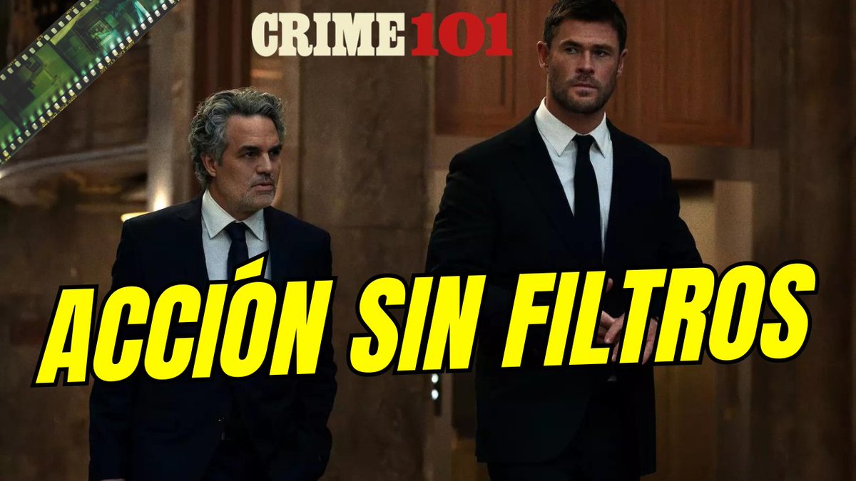 LProfunda32's tweet photo. 'Ruta de escape' nos devuelve al thriller criminal con aroma a los 90. Chris Hemsworth y Mark Ruffalo en un duelo de altura bajo la sombra de Michael Mann. Un análisis profundo sobre la ambición, el asfalto y los códigos morales en la autopista 101. 🎬🔥 #Crime101 #RutaDeEscape
https://t.co/40GhZT7Zpc