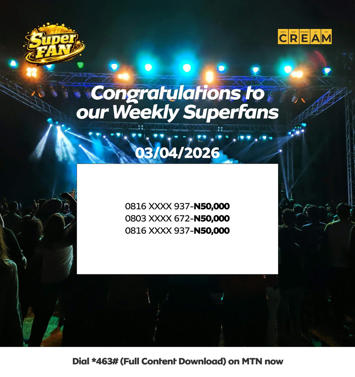 THE CREAM PLATFORM tweet media