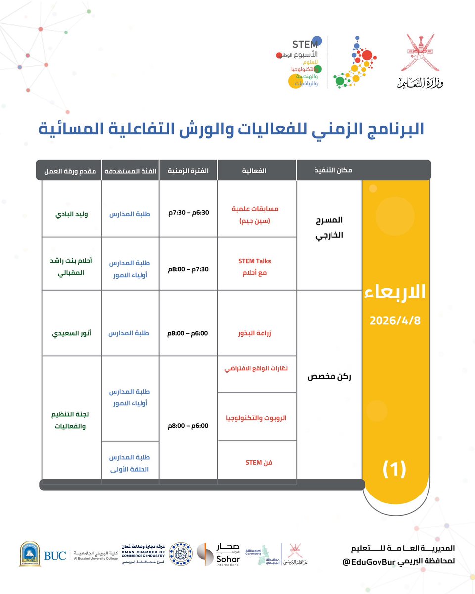 تعليمية البريمي - سلطنة عُمان tweet media