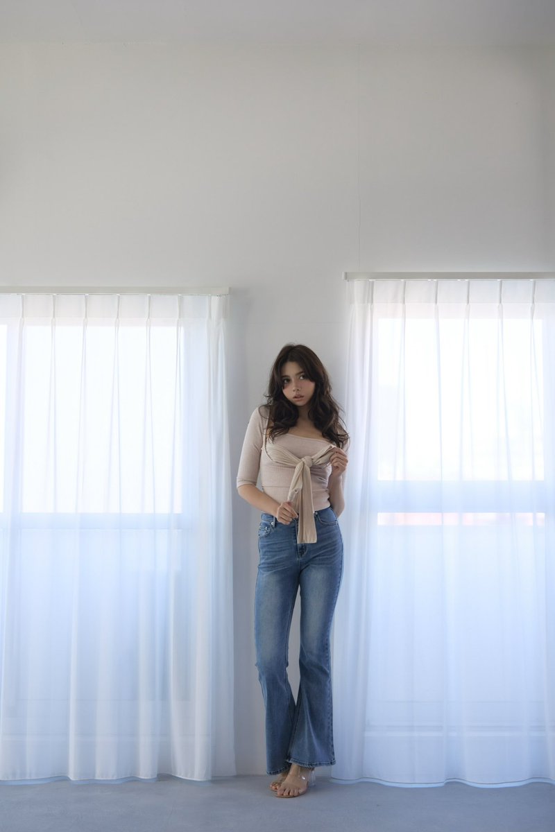 Stella ribbon tops color pink/beige ¥11,000-tax in キャミソールと