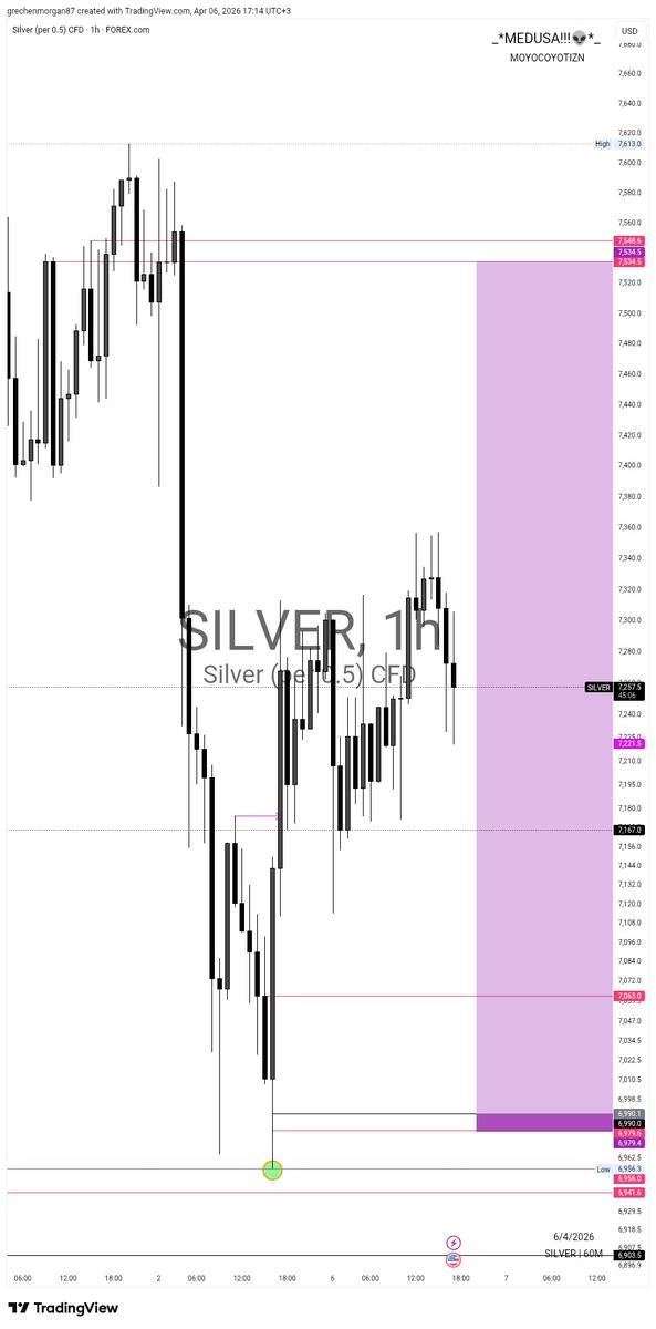 Prettdaisy's tweet photo. Silver Longs📈📈 https://t.co/yAosyZLuSI