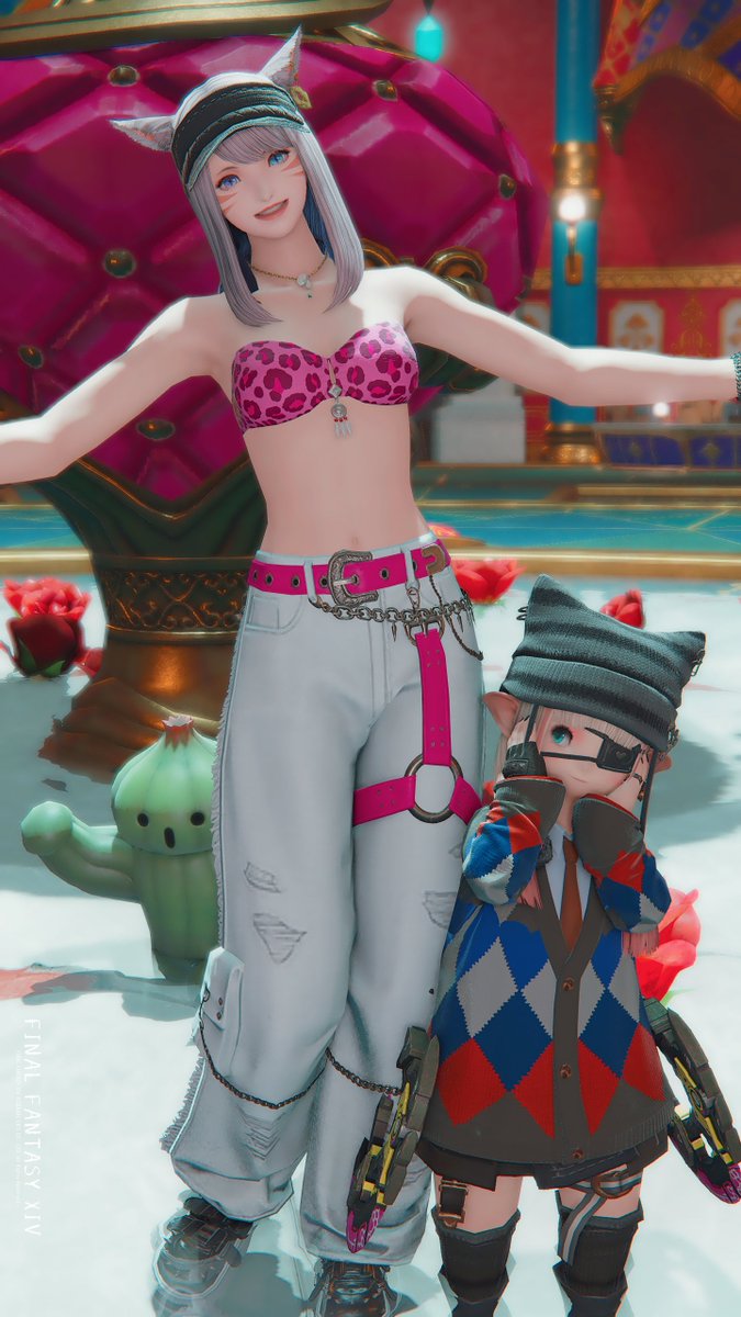 かわいいはぱわー！꒰ 🩷 ꒱ がんばろねぇ！！
#FF14