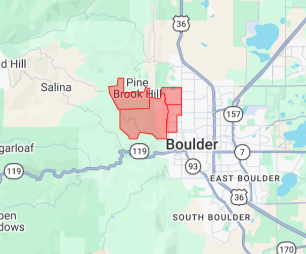 boulder_fire's tweet image. Just before 4:00 a.m., an Evacuation Warning has been issued for the area(s) of west of the 200 block of Hawthorne Ave due to wildfire. Take the following protective actions: prepare to evacuate. This Warning stands Until Further Notice. If you need assistance or might need extra