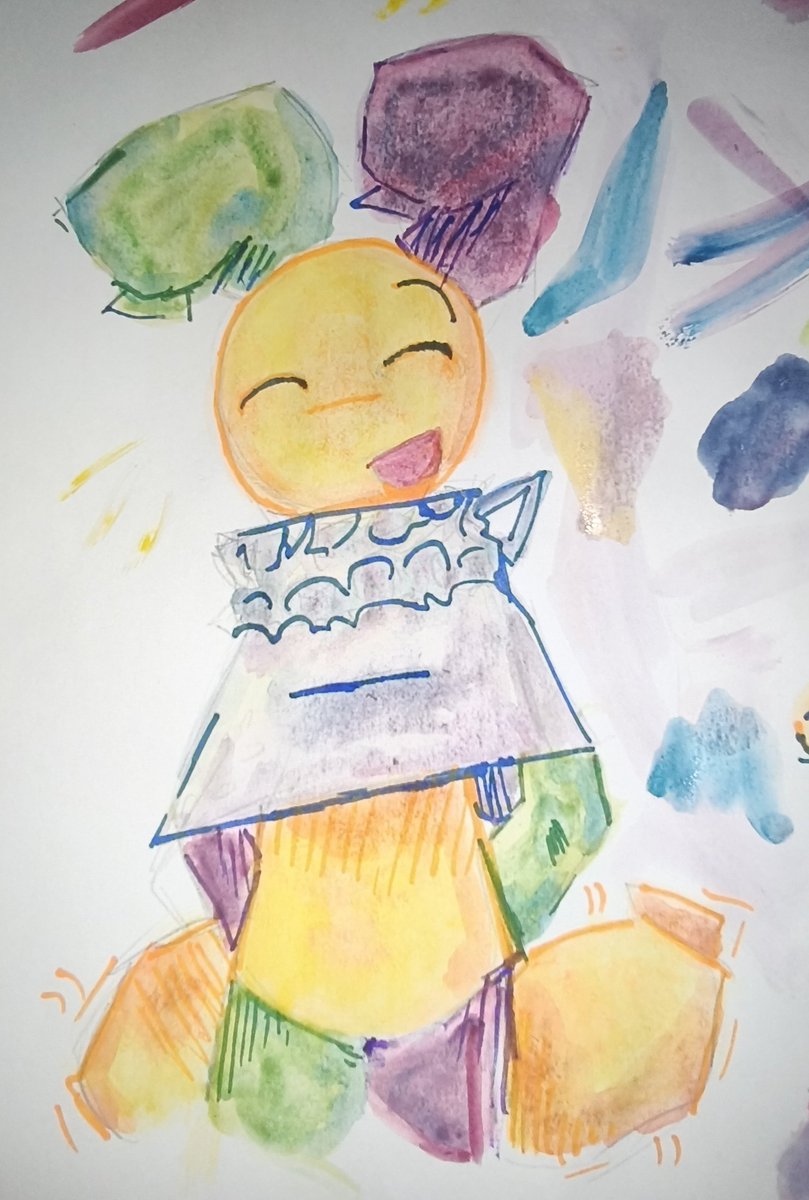 Camillyum's tweet photo. I don rlly know how to paint w paintsbut ok #looey #dandysworld #art https://t.co/Im811MROZp