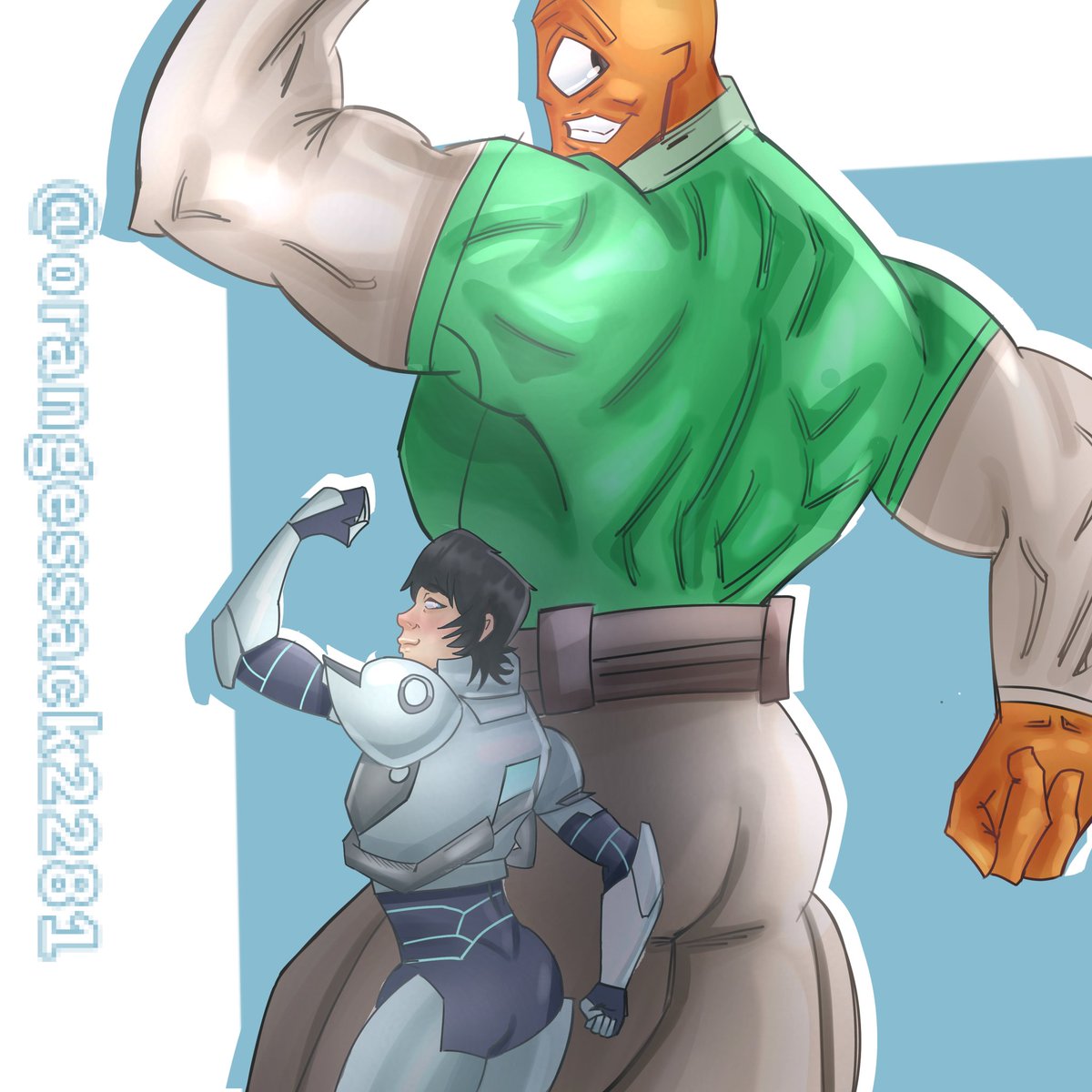 Orangessack2281's tweet image. Bout to watch the new episode of Invi- [TITLE CARD]
#techjacket #allenthealien #invincible